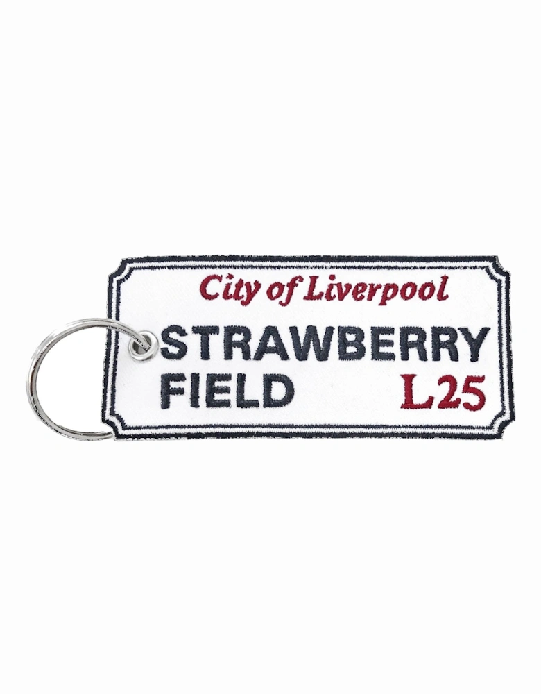 Strawberry Field, Liverpool Road Sign Keyring