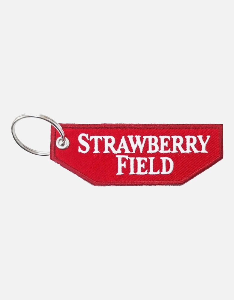 Strawberry Field Road Sign Keyring