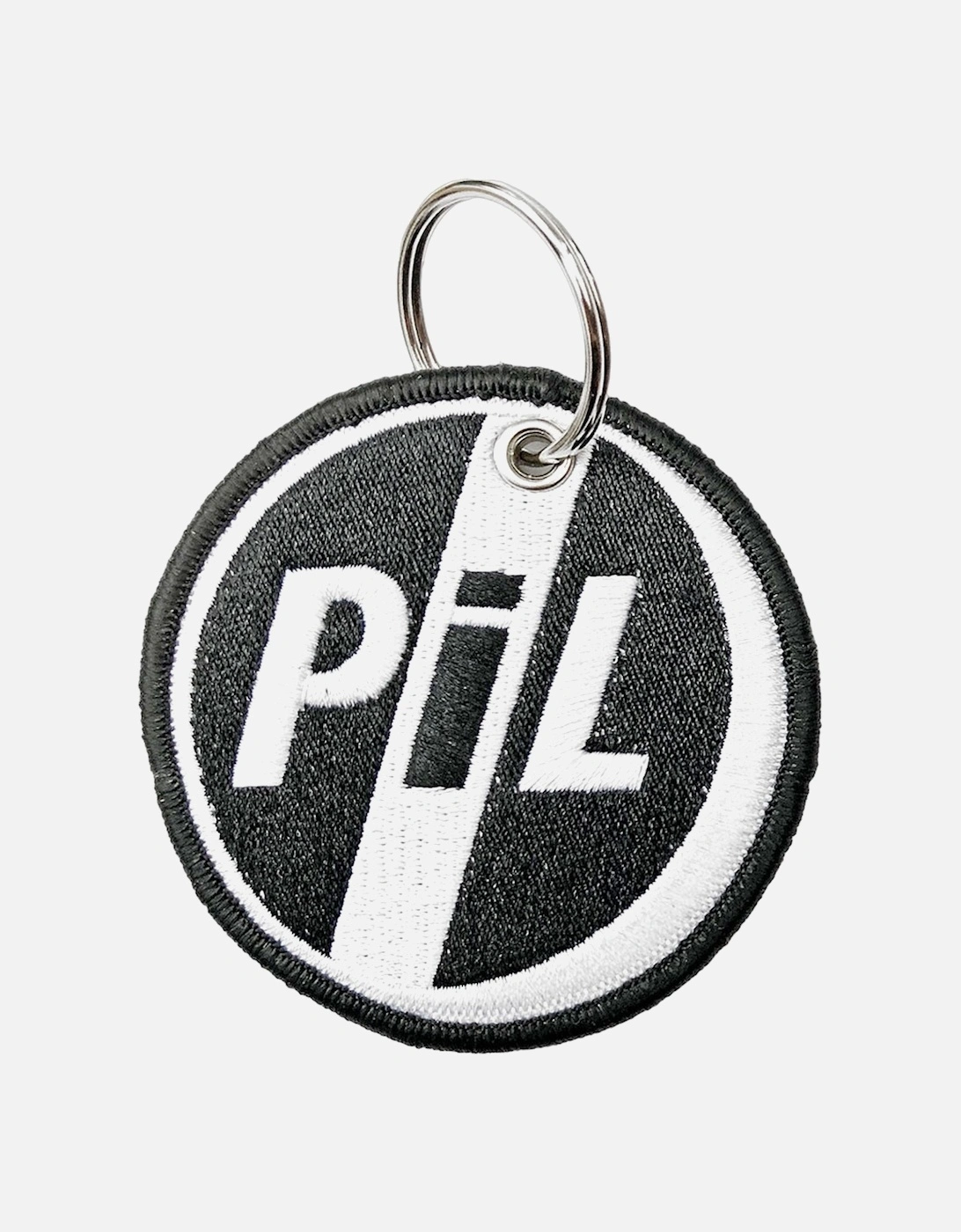 Circle Double Sided Patch Logo Keyring, 2 of 1