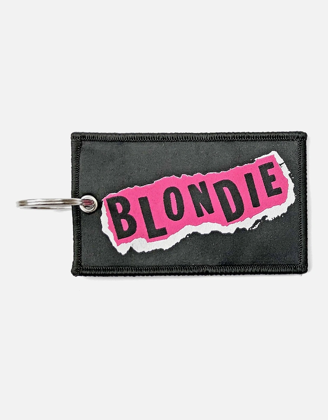 Punk Logo Double Sided Patch Keyring, 2 of 1