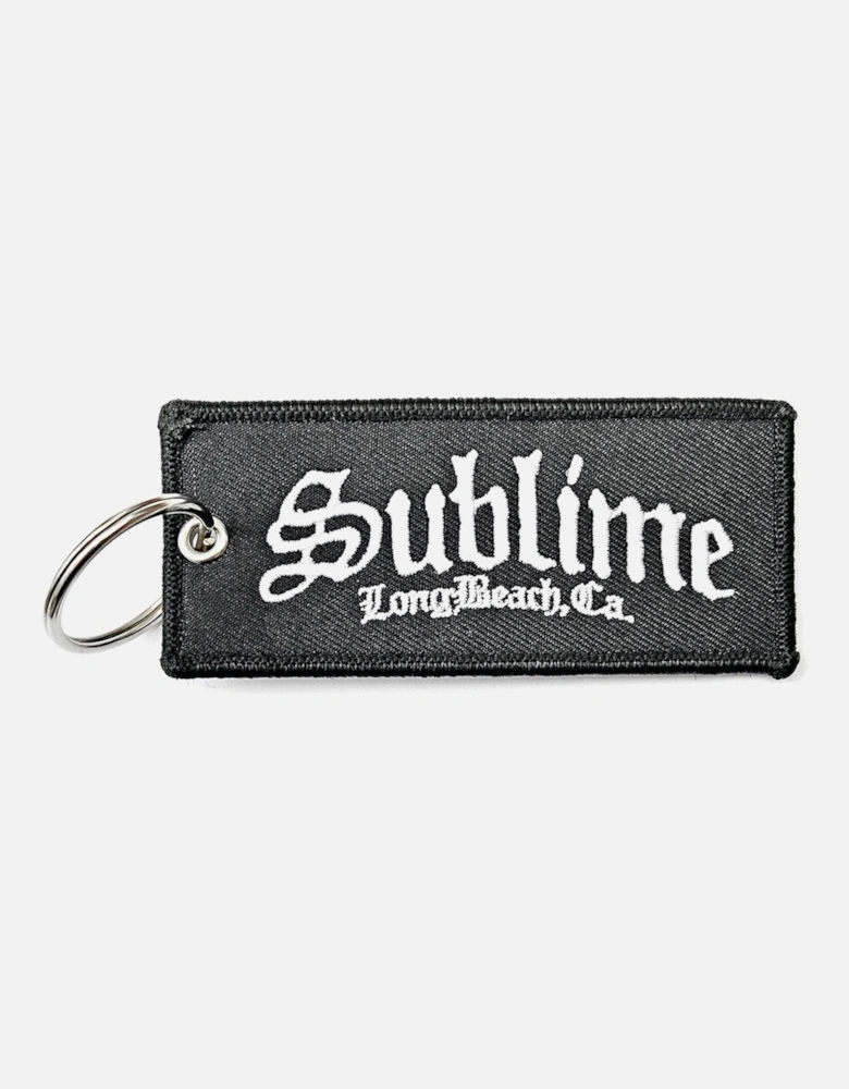 Long Beach C.A Double Sided Patch Logo Keyring