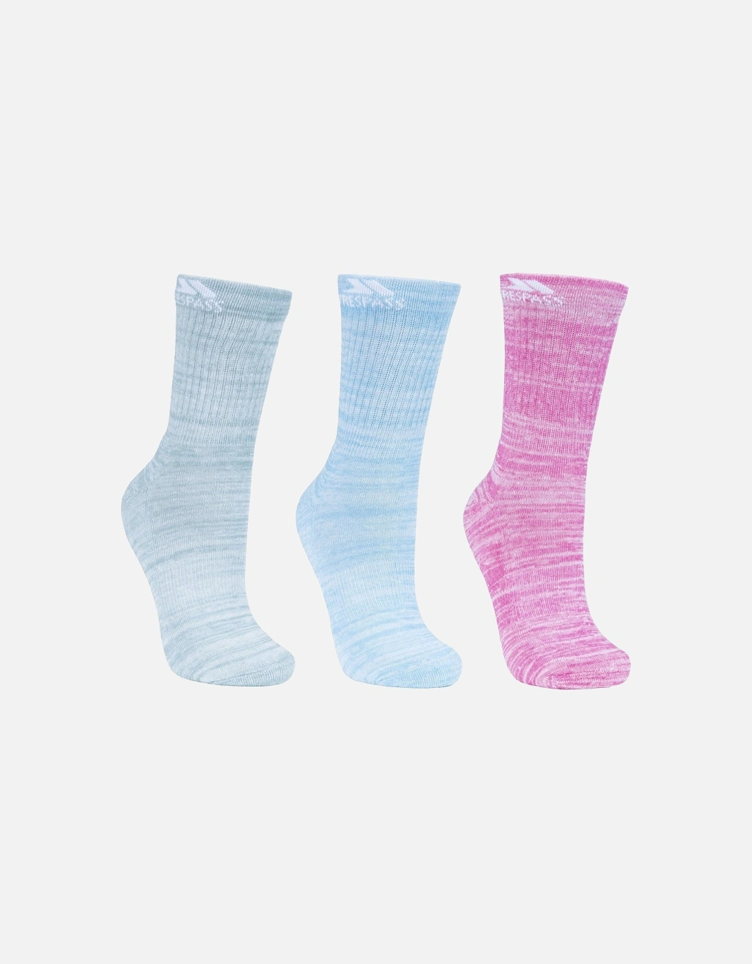 Womens Helvellyn Everyday Crew Socks - 3 Pair Pack, 2 of 1