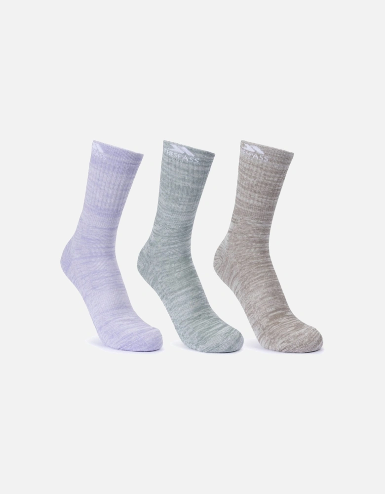 Womens Helvellyn Everyday Crew Socks - 3 Pair Pack