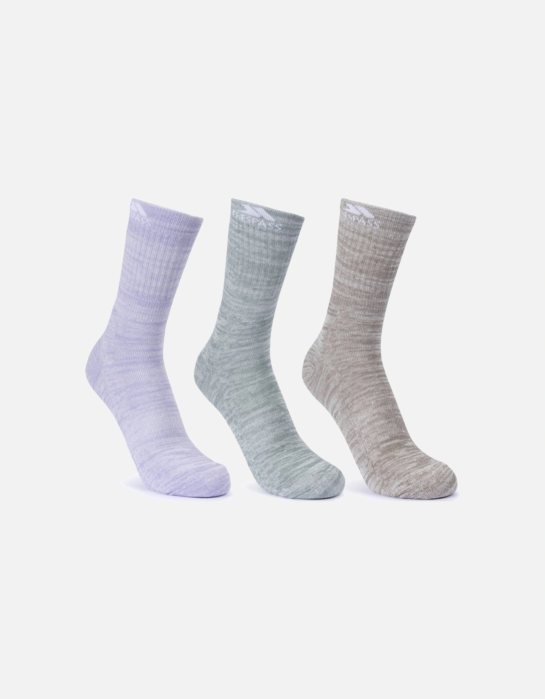 Womens Helvellyn Everyday Crew Socks - 3 Pair Pack, 2 of 1