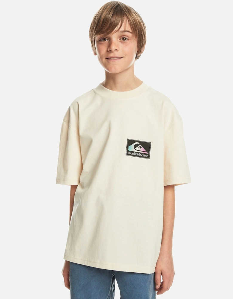 Kids Back Flash Short Sleeve Cotton T-Shirt