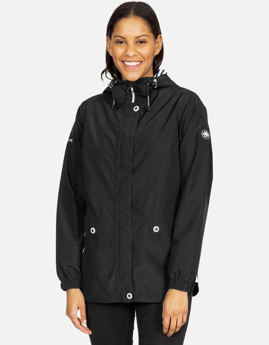 Womens Flourish Waterproof Hooded Jacket, 26 of 25