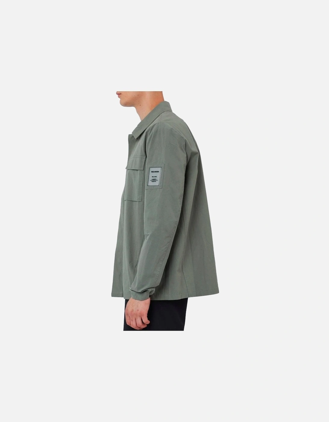 Cotton Terrace Overshirt Olive