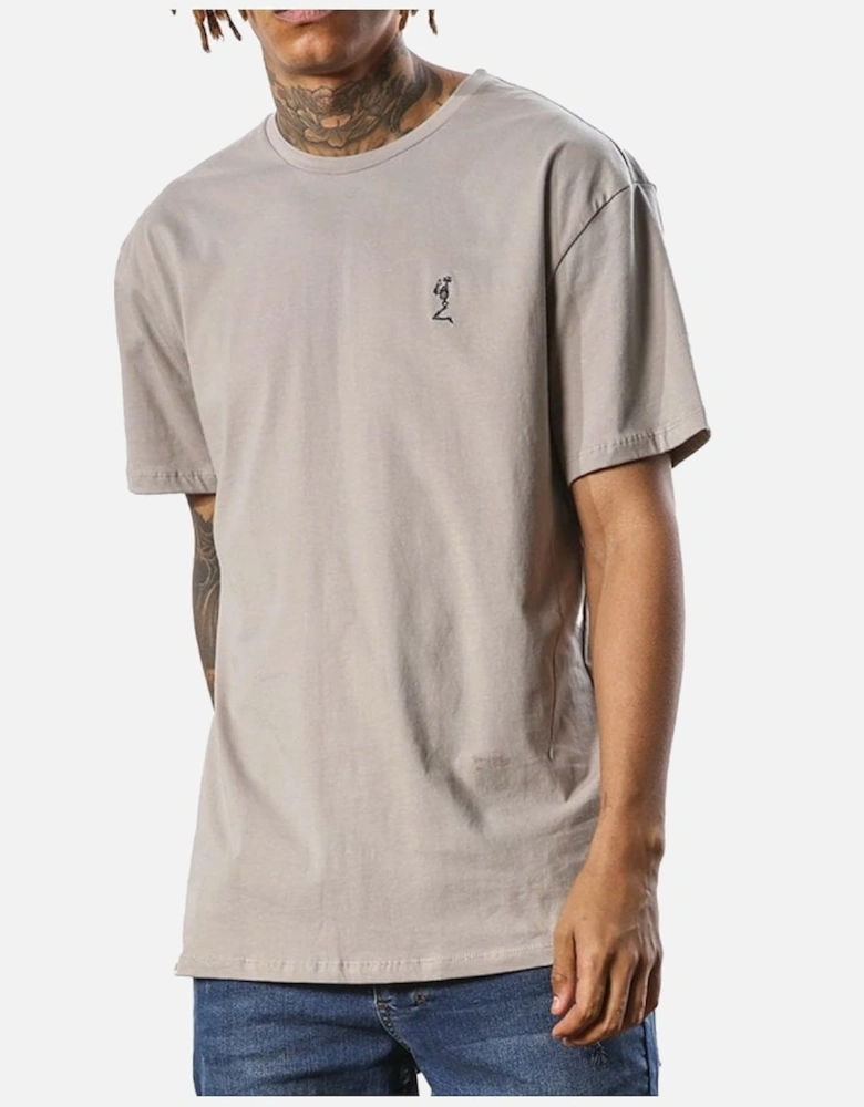 Stencil T Shirt Fawn