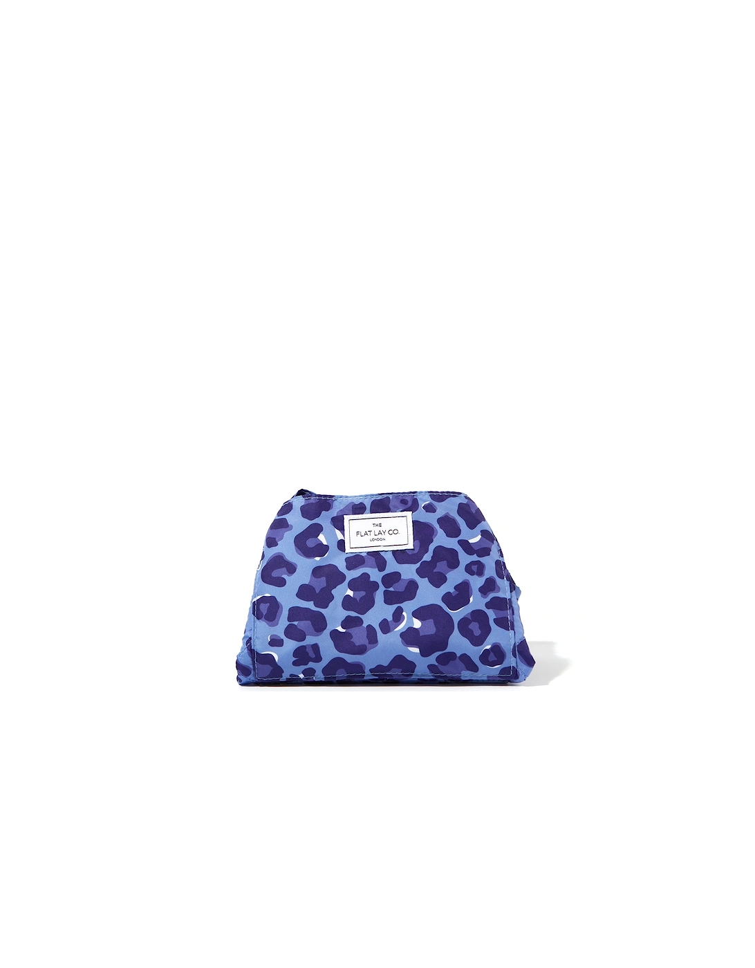 The Flat Lay Co. Drawstring Makeup Bag - Blue Leopard, 2 of 1