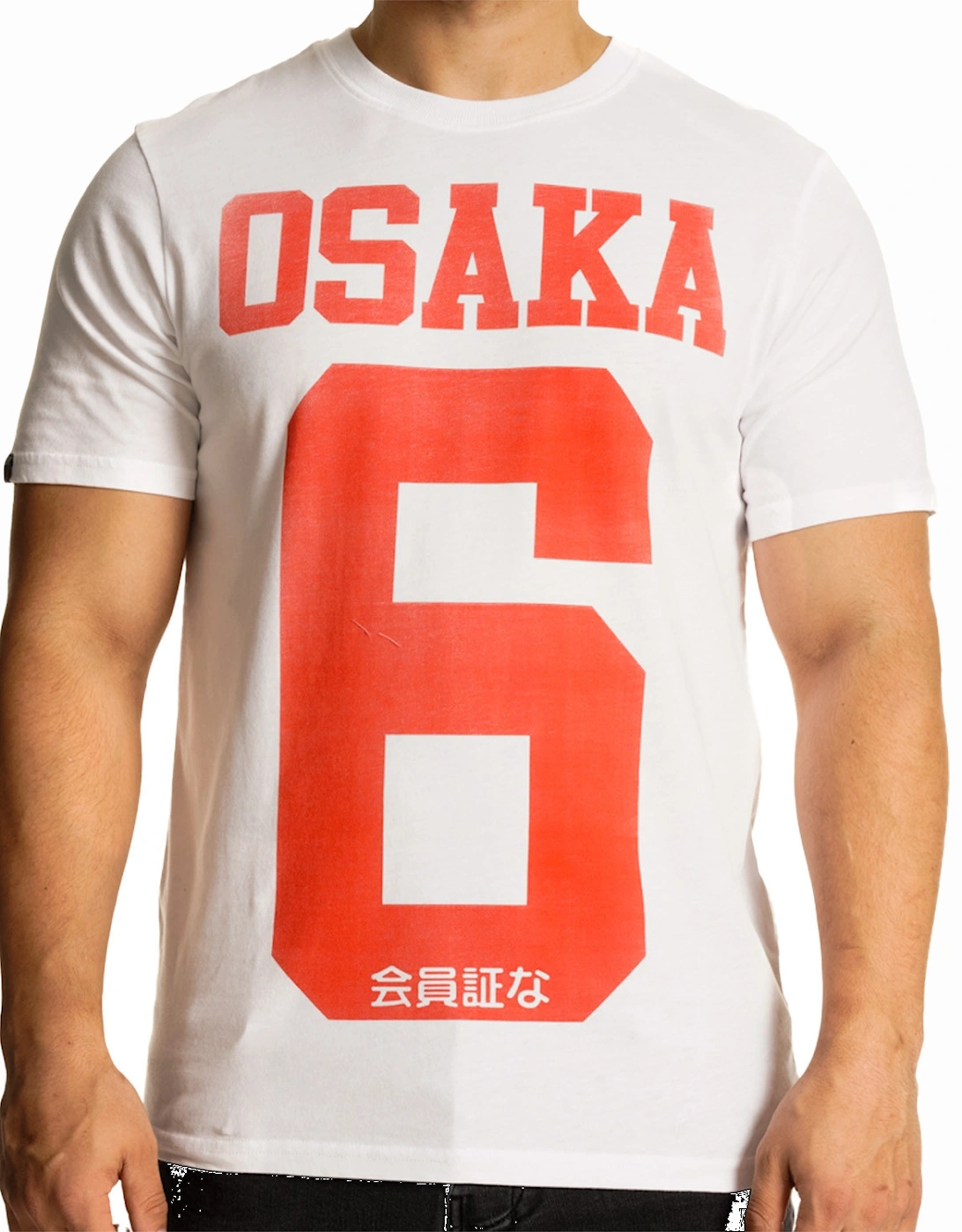 Mens Osaka Graphic NR T-Shirt (White), 8 of 7