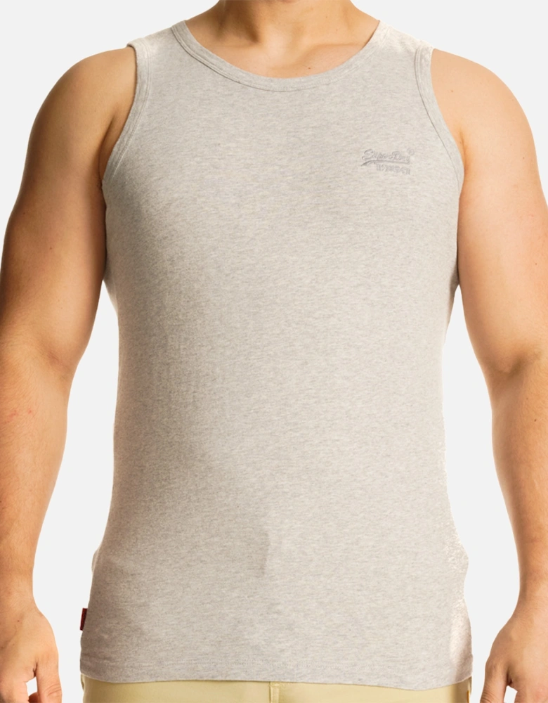 Mens Essential Logo Vest (Grey)