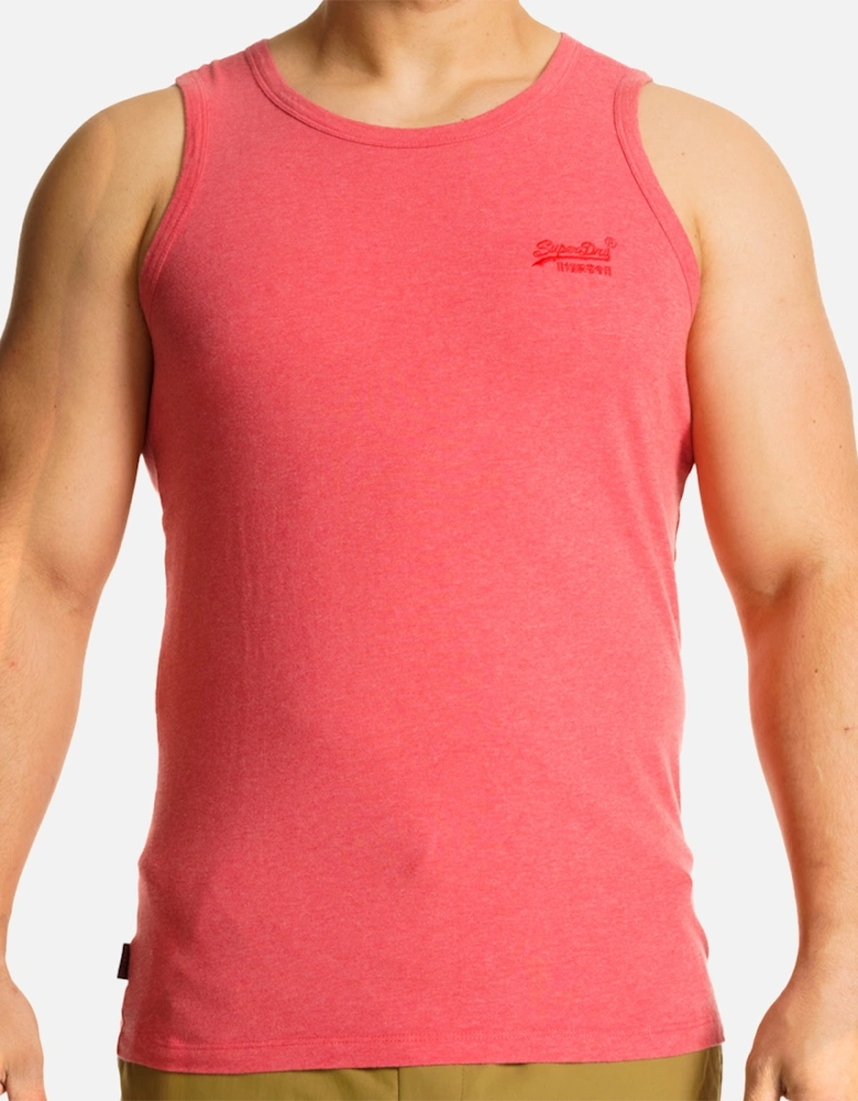 Mens Essential Logo Vest (Pink)