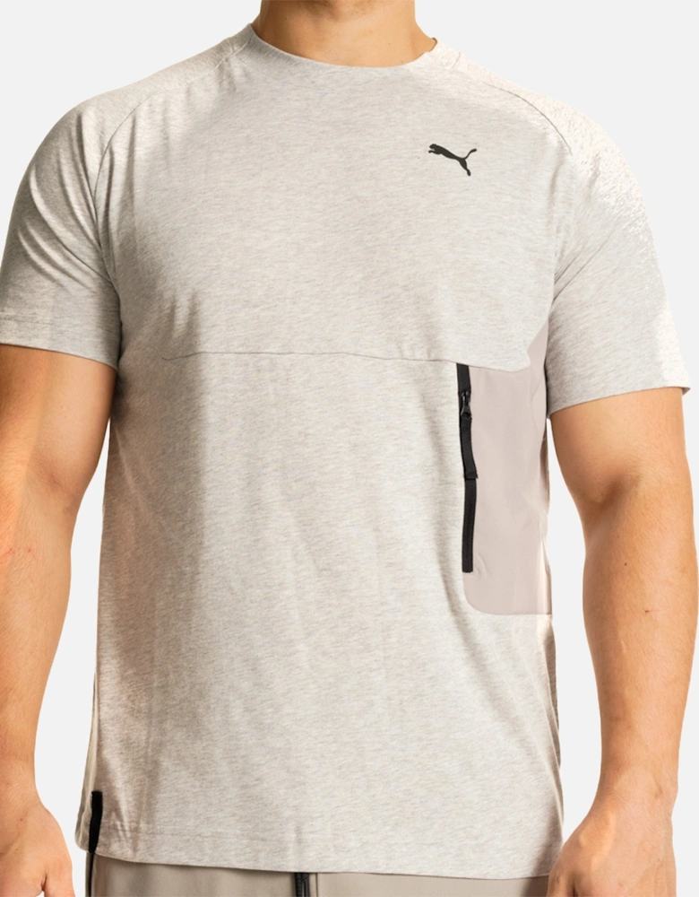 Mens Tech Pocket T-Shirt (Grey)