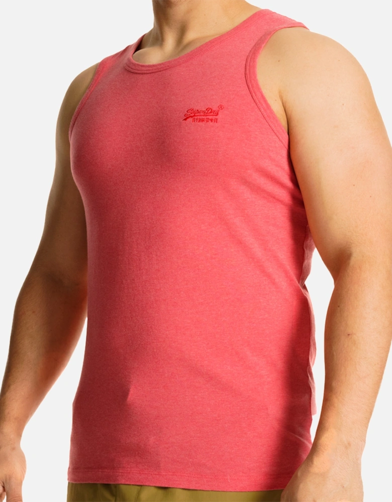 Mens Essential Logo Vest (Pink)
