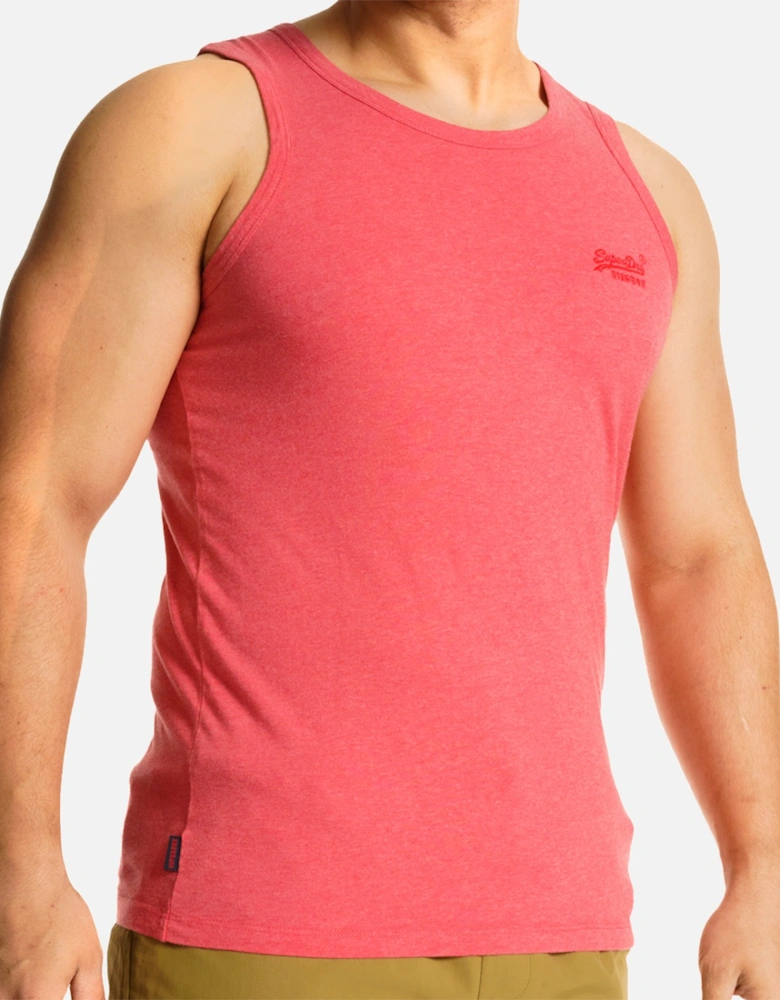 Mens Essential Logo Vest (Pink)