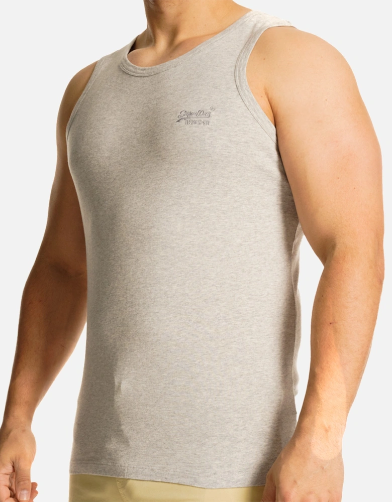 Mens Essential Logo Vest (Grey)