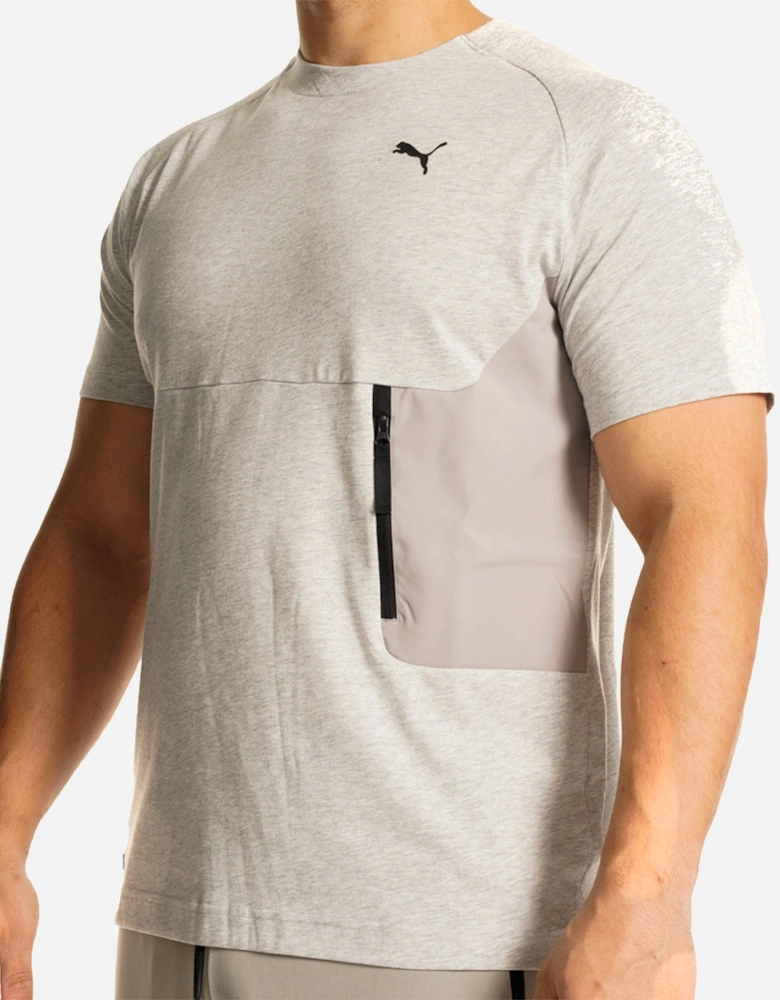 Mens Tech Pocket T-Shirt (Grey)