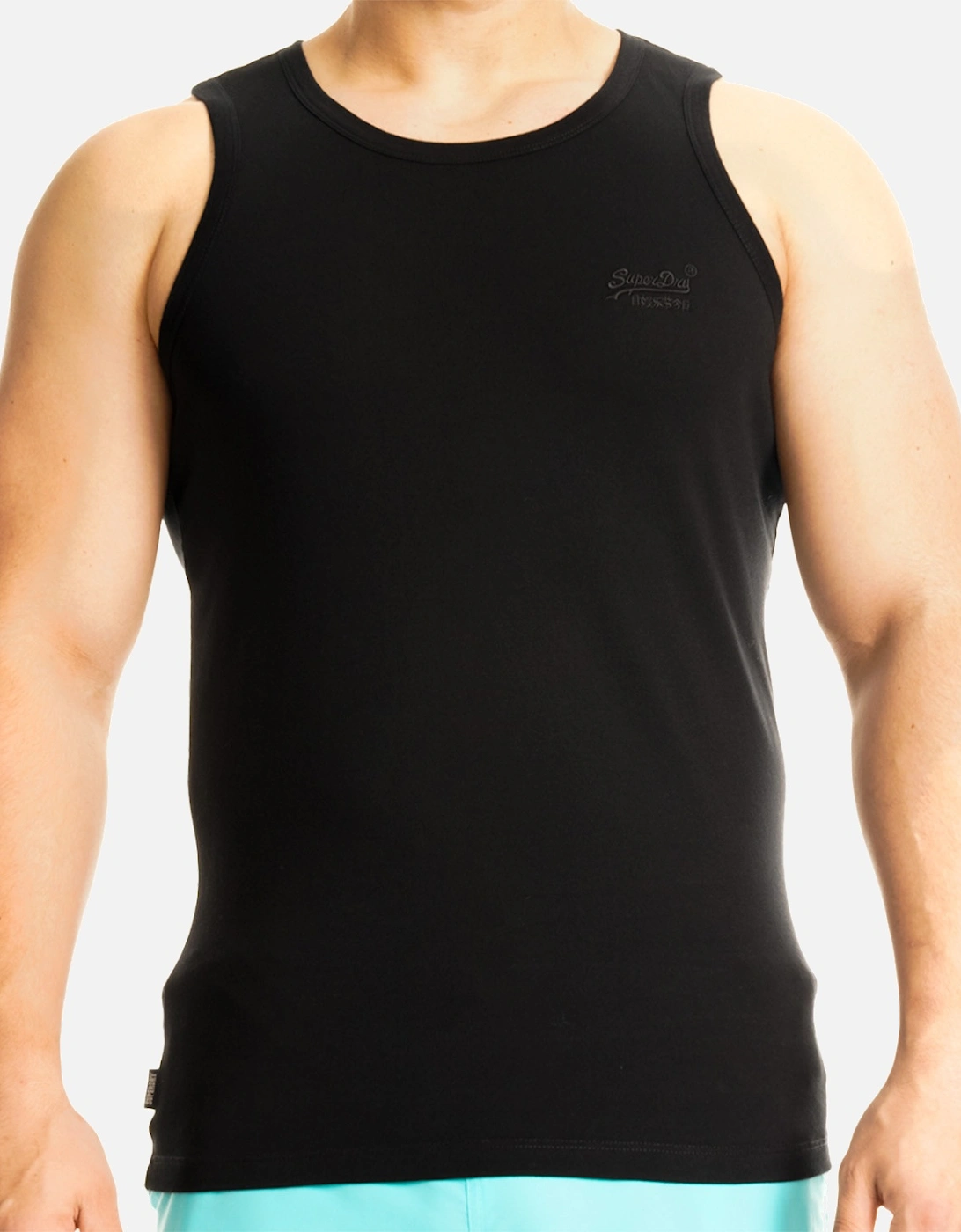 Mens Essential Logo Vest (Black), 8 of 7