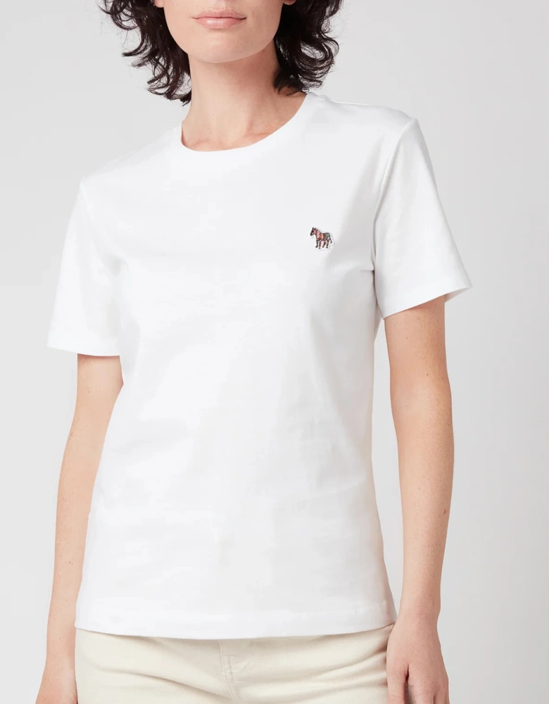PS Women's Zebra T-Shirt - White - PS - Home - PS Women's Zebra T-Shirt - White