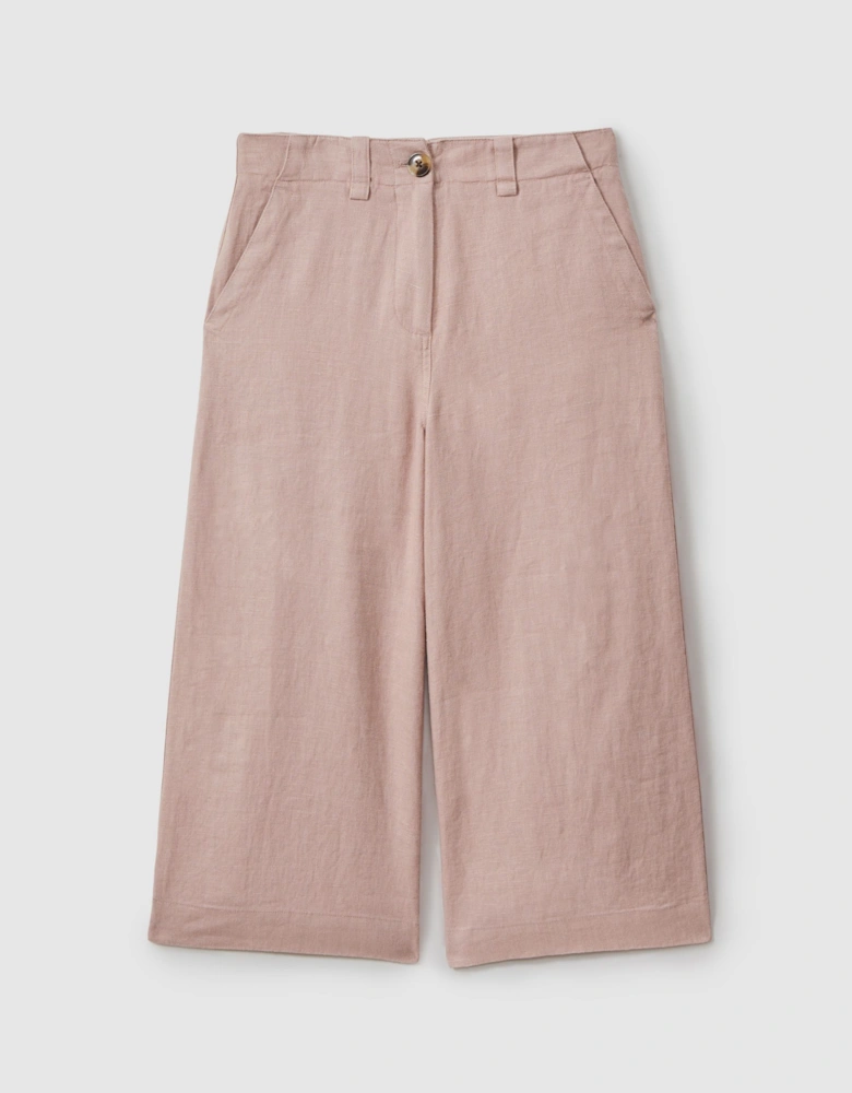 Linen Loose Fit Trousers