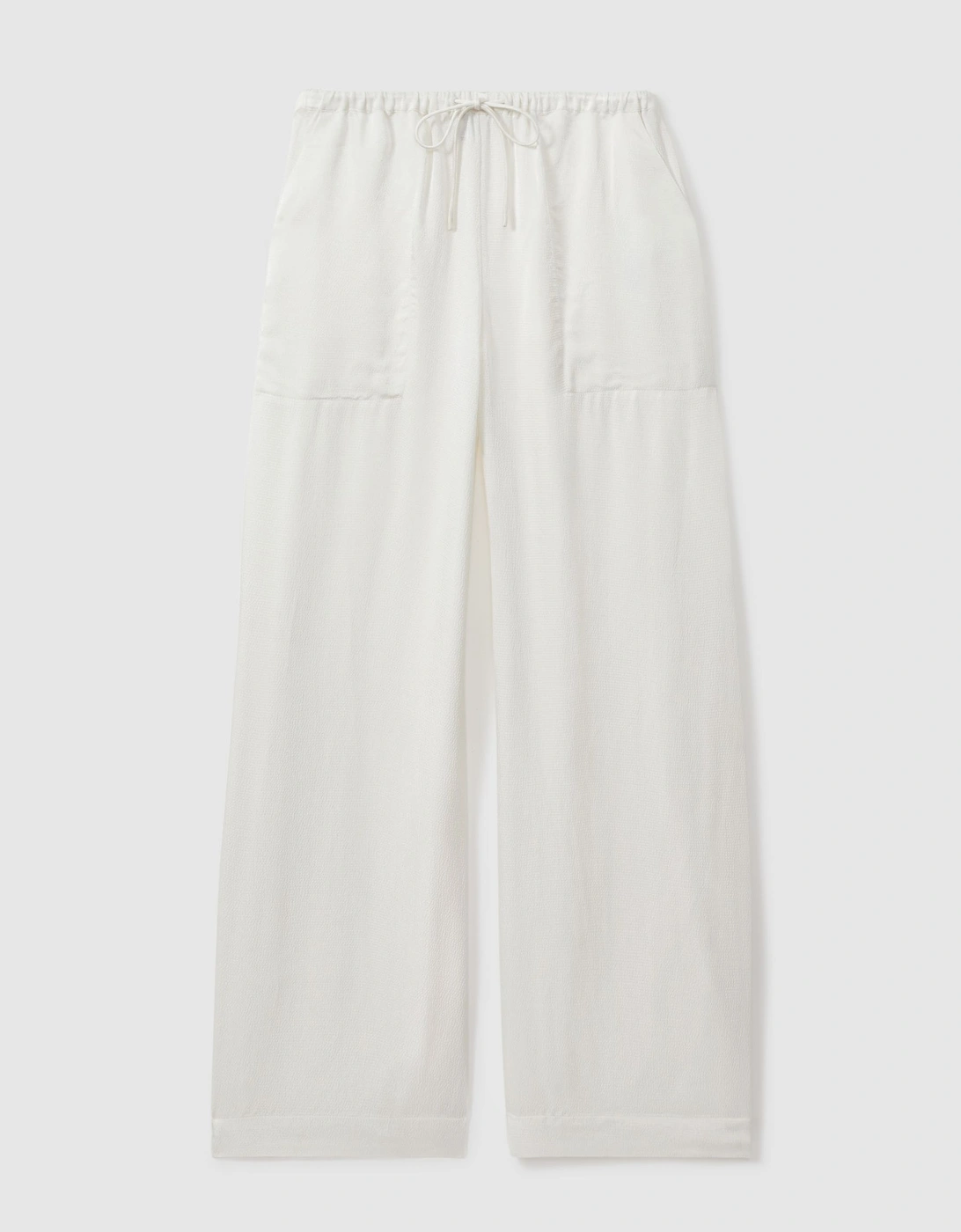 Textured Wide Leg Cover-Up Trousers, 2 of 1