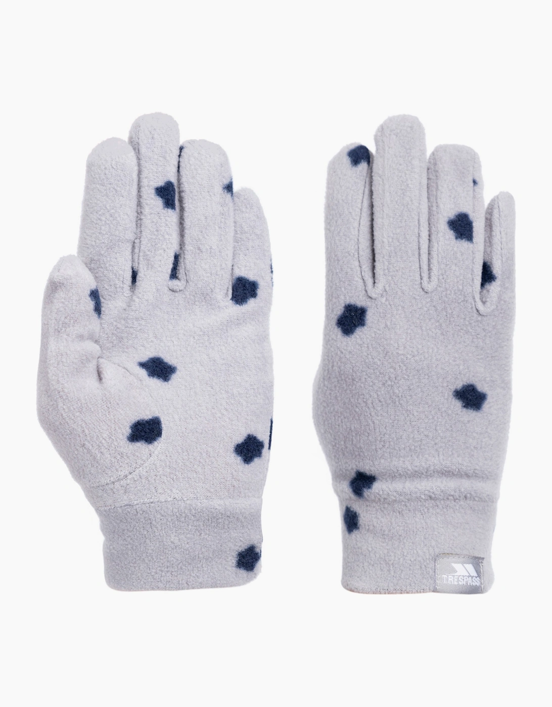 Trespass Unisex Grey Childrens/ Zumee Gloves - Size: 7 Years/6 Years/5 Years Kids