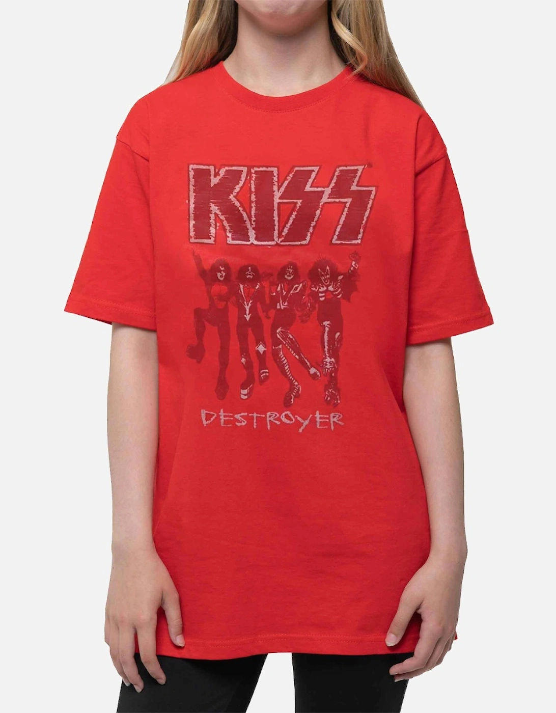 Childrens/Kids Destroyer Sketch Cotton T-Shirt