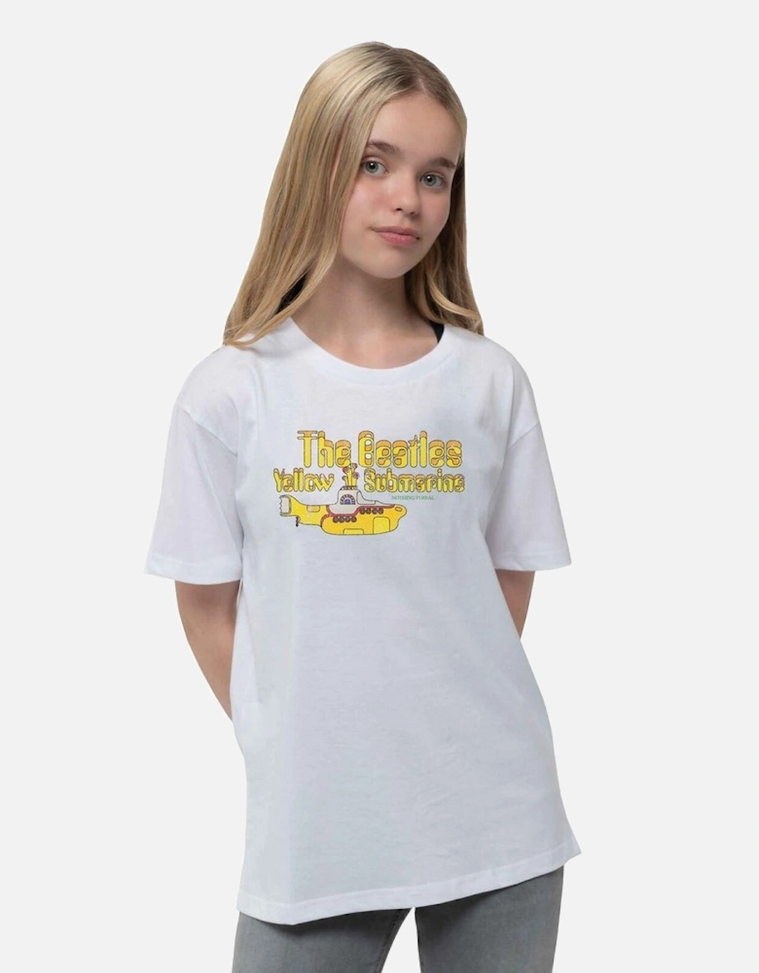 Childrens/Kids Yellow Submarine Nothing Is Real T-Shirt