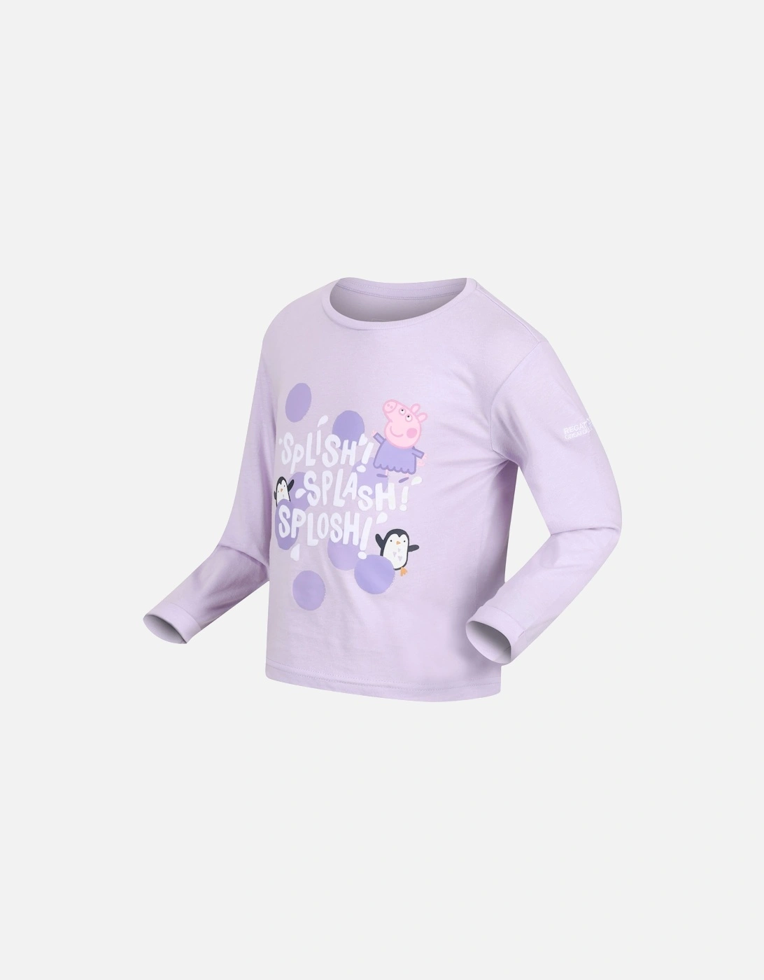 Childrens/Kids Splish Splash Splosh Peppa Pig Long-Sleeved T-Shirt