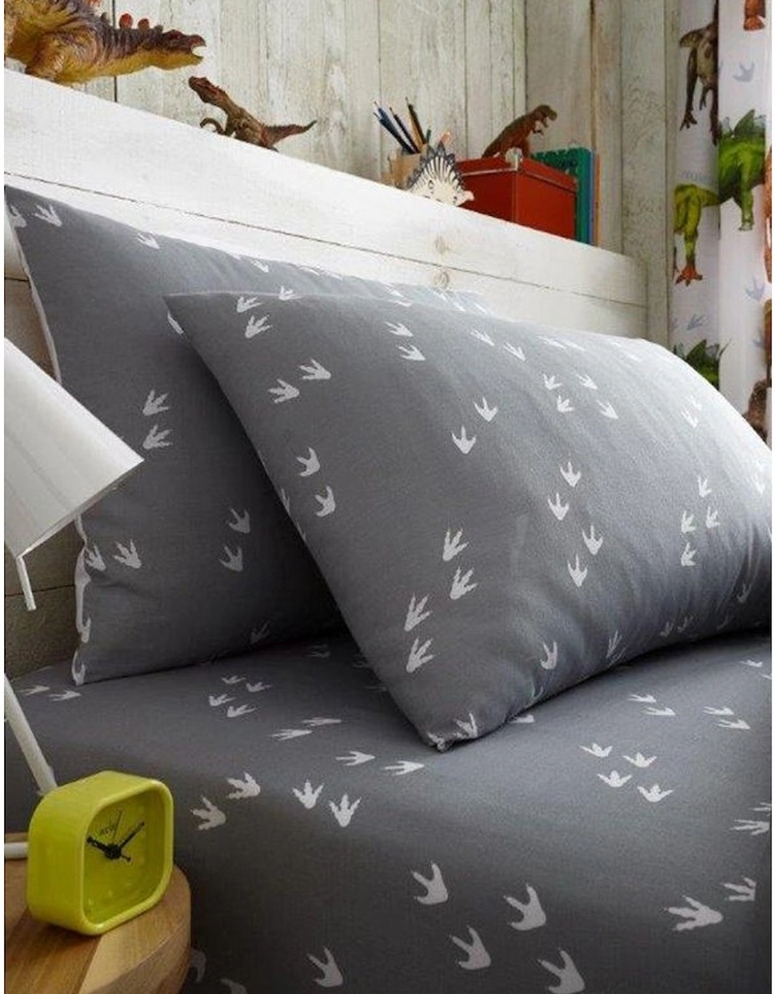 Rawrsome Dinosaur Fitted Bed Sheet Set, 3 of 2