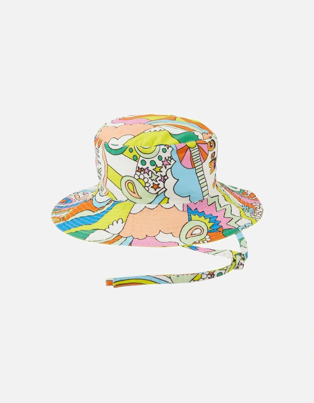 Girls Multicoloured Dream Bucket Hat, 2 of 1