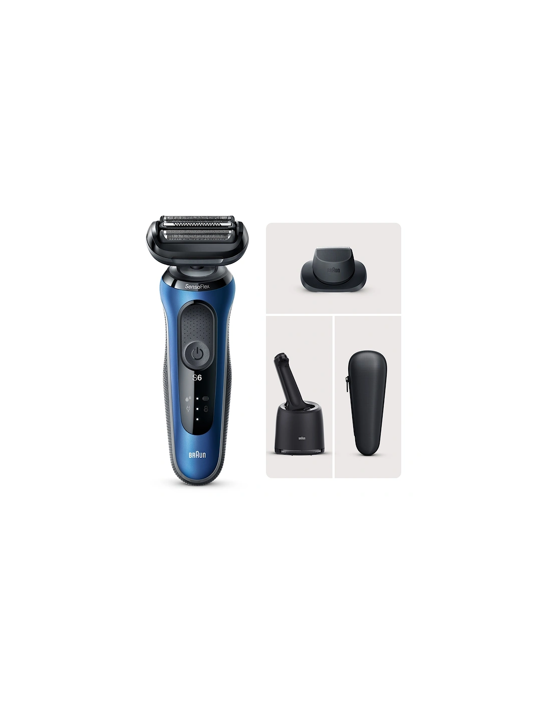 Series 6 60-B7200cc Electric Shaver, Blue, 2 of 1