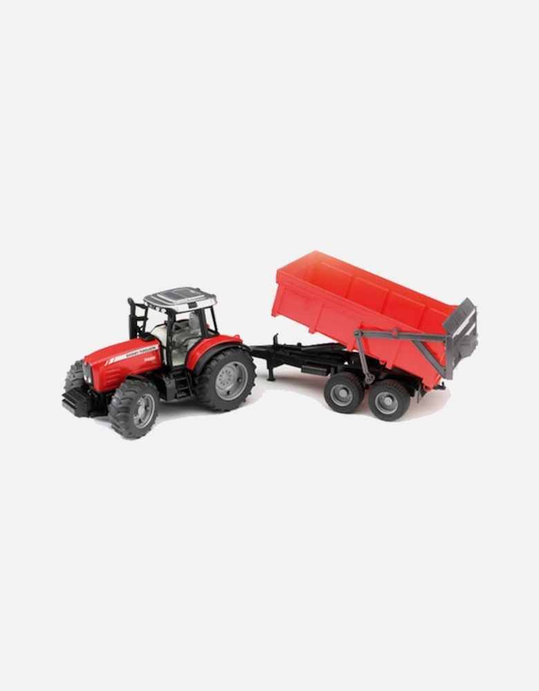 Massey Ferguson 7480 with Tipping Trailer