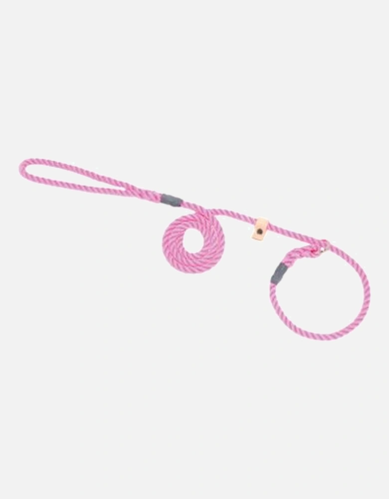 Dog Lead Pink Rope 8mm Pink