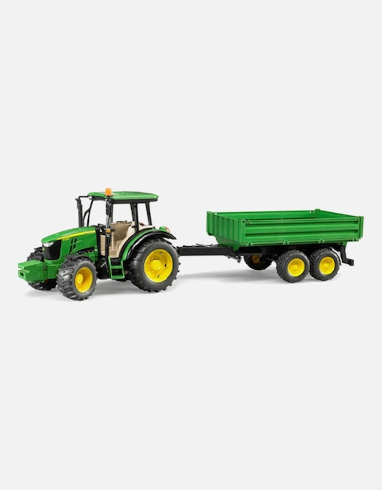 John Deere 5115M with Tipping Trailer