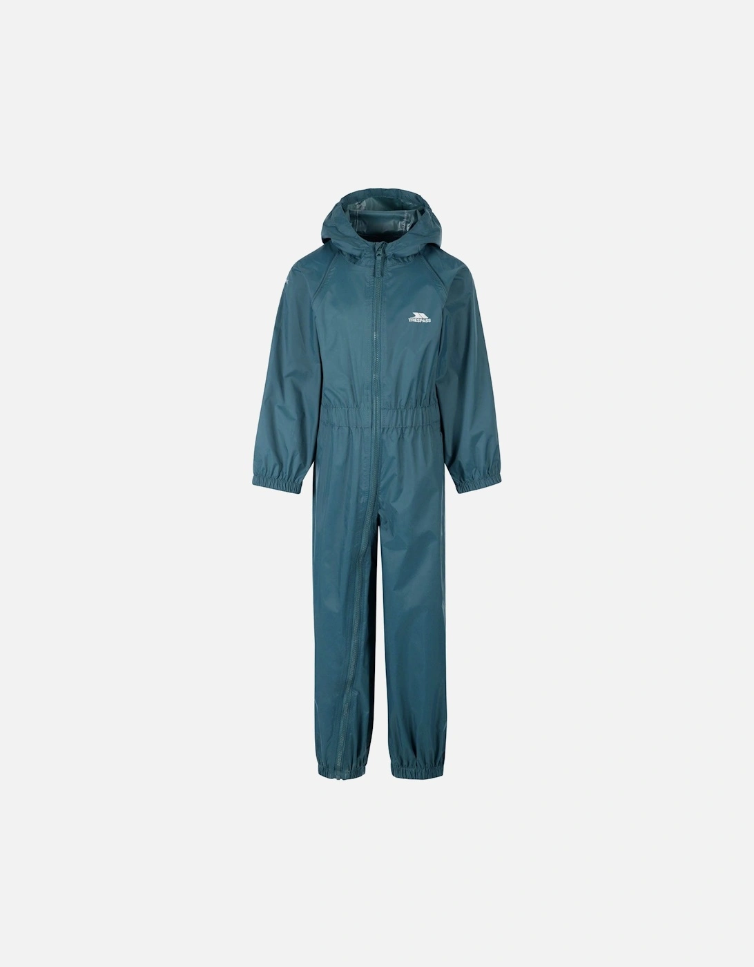 Trespass Kids Button Waterproof Rain Suit, 2 of 1