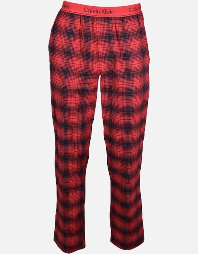 Check Flannel Pyjama Set Gift Set, Red/black