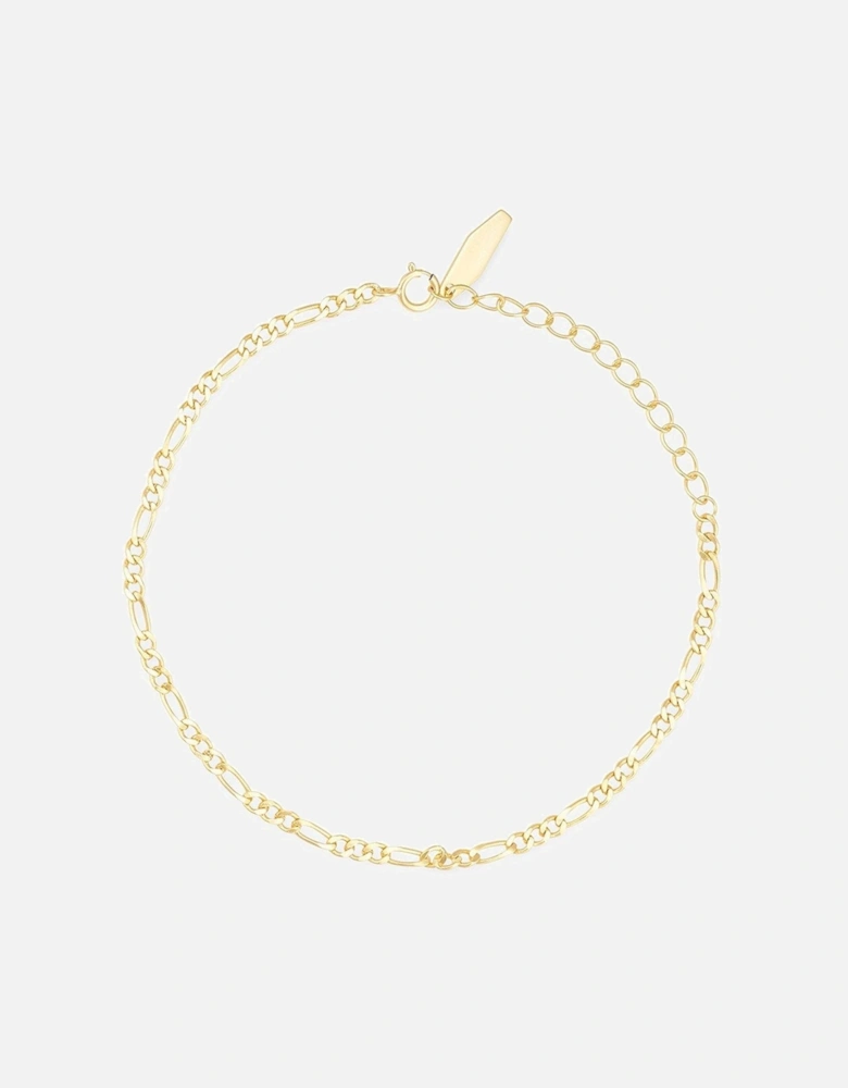 Dainty 14K Gold Chain Bracelet