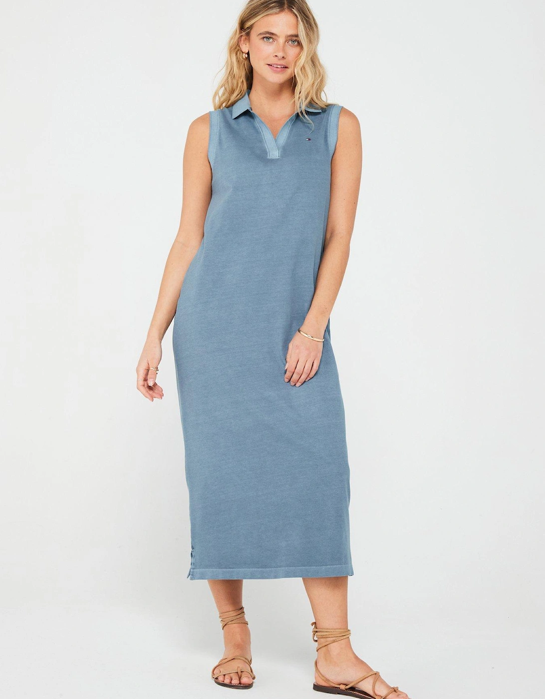 Polo Midi Dress - Blue, 5 of 4