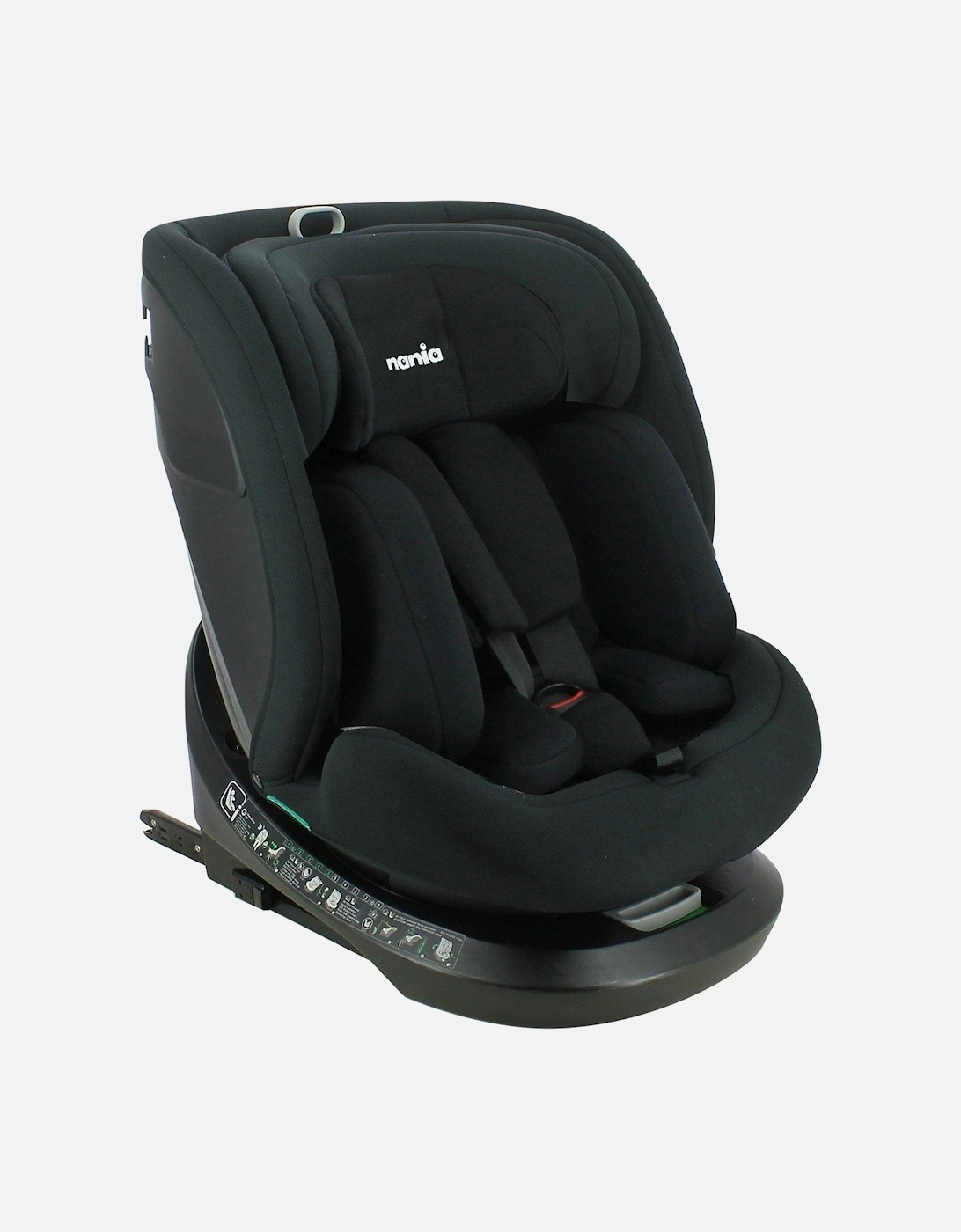Phoenix 40-150cm Swivel 360 R129 I-size Car Seat - Black/Grey, 3 of 2