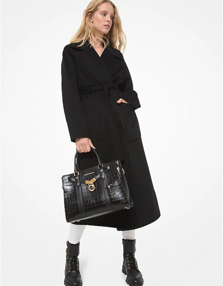 Double Face Wool Blend Robe Coat