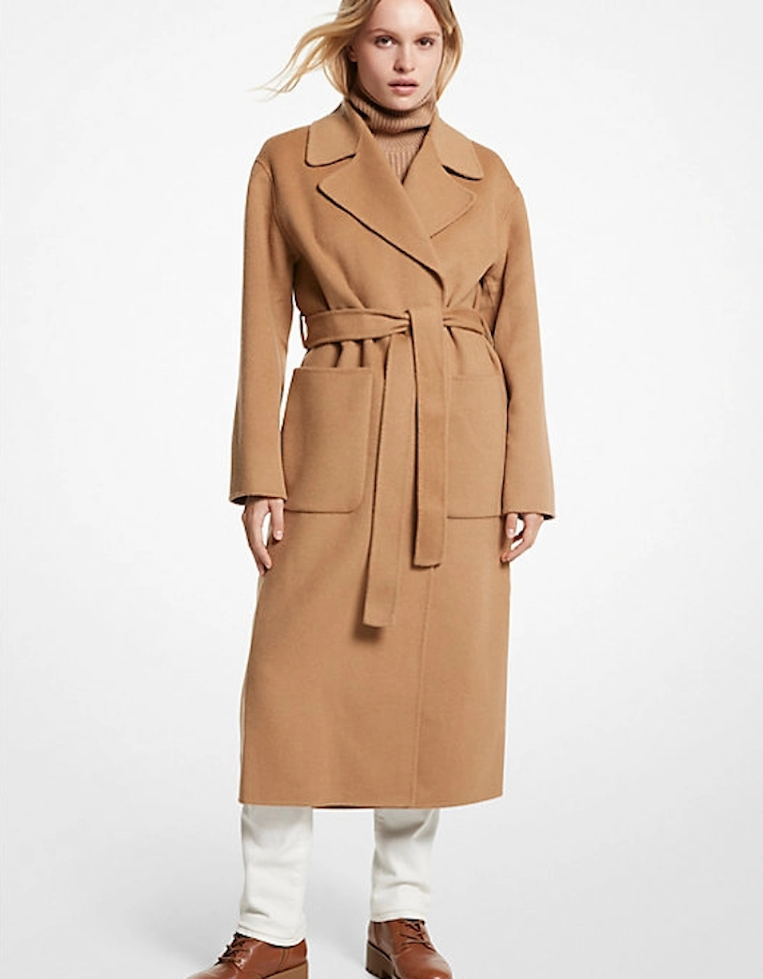 Double Face Wool Blend Coat, 2 of 1