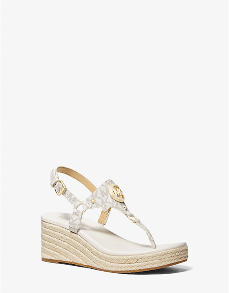 Casey Signature Logo Wedge Sandal