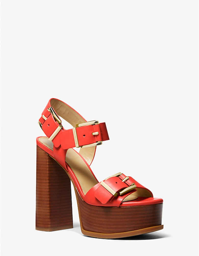 Colby Leather Platform Sandal