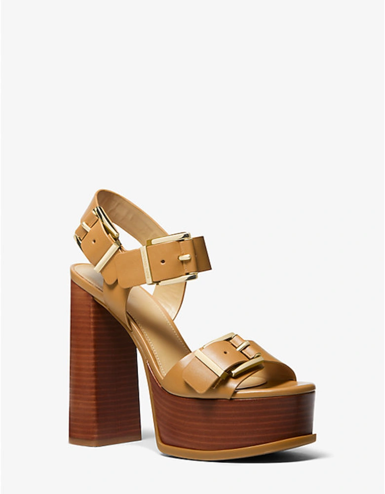 Colby Leather Platform Sandal