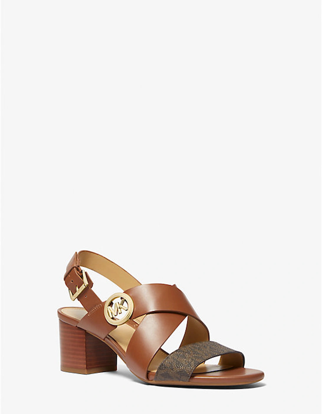Vera Logo and Leather Sandal, 2 of 1
