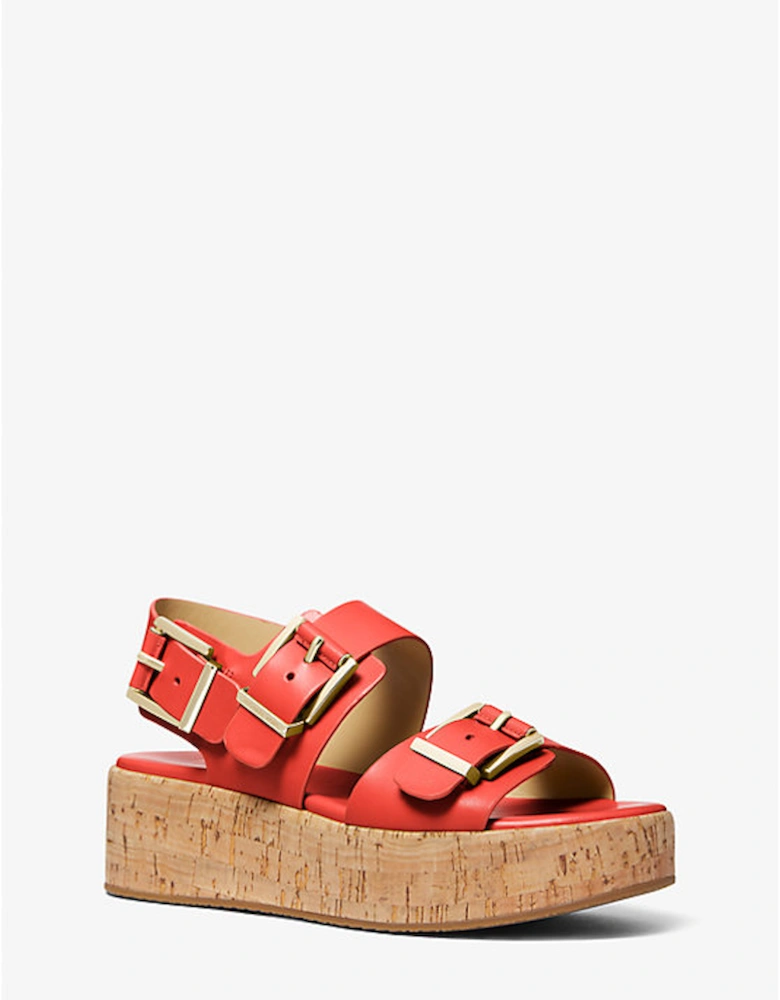 Colby Leather Flatform Sandal