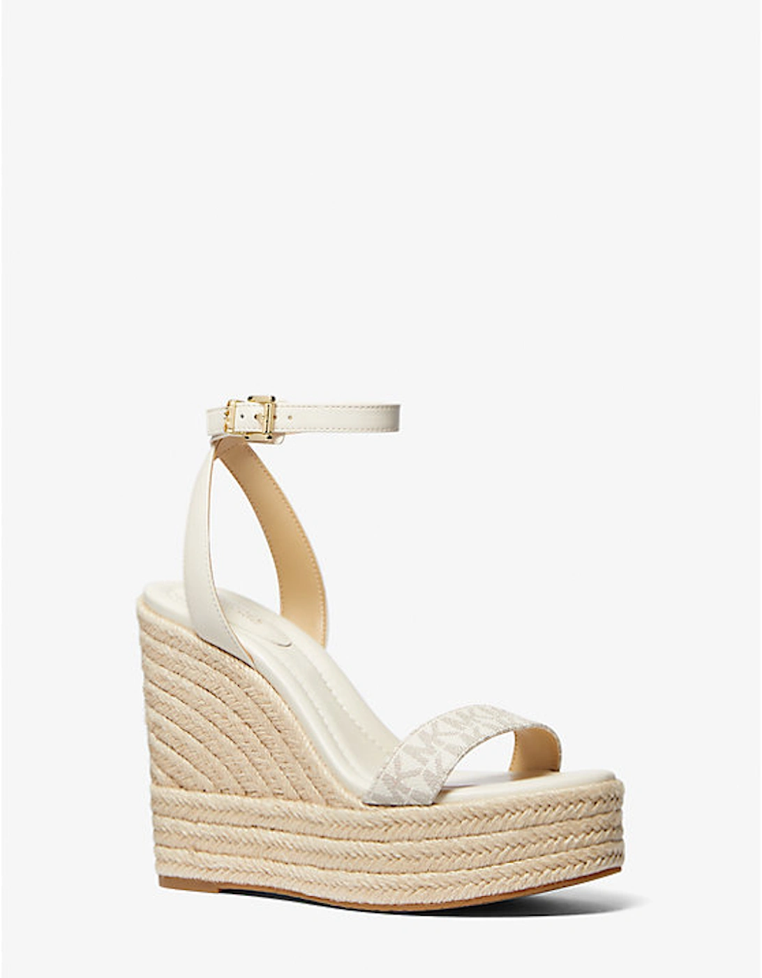 Leighton Logo and Leather Wedge Sandal, 2 of 1