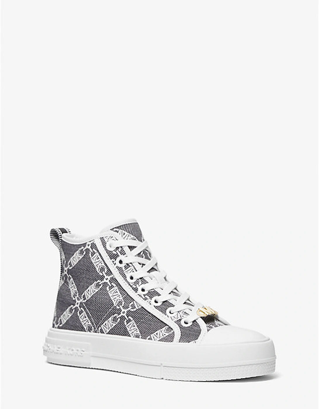 Evy Empire Logo Jacquard High-Top Sneaker, 2 of 1