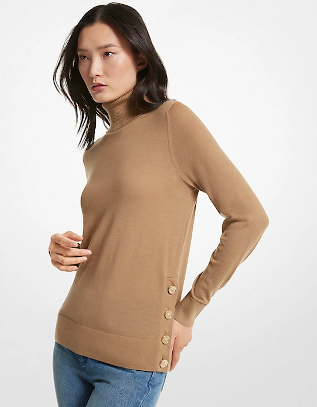 Merino Wool Turtleneck Sweater, 2 of 1